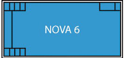 DIY Swimming Pools' Nova 6 Pool Design - 6 metre pool with a depth of 1.5m DIY Swimming Pools' Nova 6 Pool Design - 6 metre pool with a depth of 1.5m